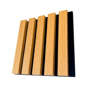 Panneau mural à lattes Panneaux muraux en bambou Panneaux muraux en <span class=keywords><strong>bois</strong></span> - Product Image 5