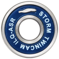 Seba pour patins à roulettes et skateboards, roues simples bleues, roulement ILQ-9 original, étanche, Storm Twincam