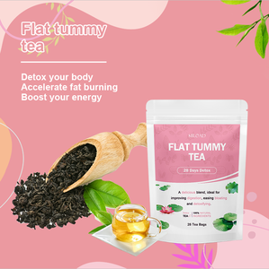 Thé Vert Bio Détox <span class=keywords><strong>Ventre</strong></span> <span class=keywords><strong>Plat</strong></span>, Très <span class=keywords><strong>Efficace</strong></span> en 28 Jours, Tisane Santé pour Adultes, Emballé en Boîte - Product Image 4
