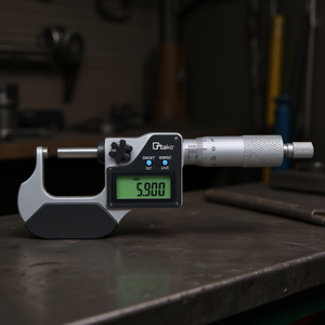 Ttake Digital Pipe <b>Micrometer</b> 0-25mm IP65 Waterproof Precision Measurement Tool - Product Image 3