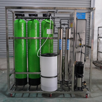 Système d'osmose inverse 500 LPH avec pompe pour le traitement de l'eau, machine de purification d'eau automatique, station de traitement d'eau potable