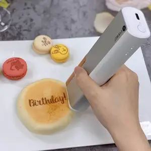 Evebot Prinpen Voedsel Printer Handheld Inkjet Printer Met Eetbare Inktcartridge Digitale Draagbare Afdrukken Voor Cake Macarons Diy