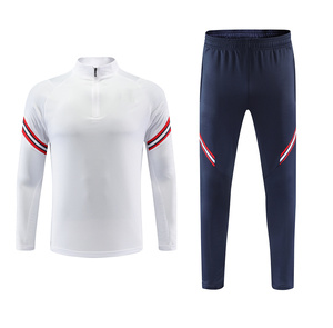Celana Jersey sepak bola lengan panjang pria, celana olahraga sepak bola bersirkulasi, jaket latihan lengan panjang klub terbaru untuk pria - Product Image 2