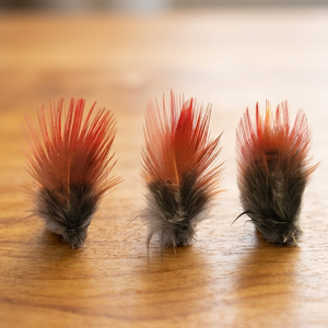 Plumes de marabout teintées rouge-brun pour décoration de mariage et fournitures artisanales - Product Image 2