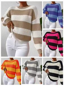 Expédition aléatoire - <span class=keywords><strong>Pull</strong></span> chaud pour femme, style papillon, à manches longues, en tricot épais, pour l'hiver - Articles en stock - Product Image 1