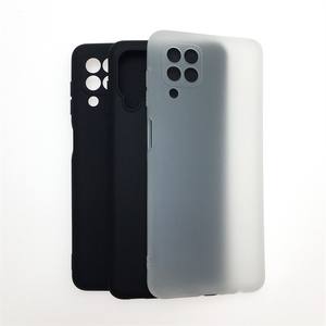 Fabricante al por mayor mate TPU casos suave esmerilado contraportada funda de silicona para teléfono móvil para Samsung <span class=keywords><strong>Galaxy</strong></span> <span class=keywords><strong>M32</strong></span> 4G negro - Product Image 2