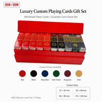 Cartes à Jouer Personnalisées de Luxe Cadeau pour |   Cartes de poker en gros OEM/ODM |   Boîte en papier de taille et couleur personnalisées, écologique |   Usage familial