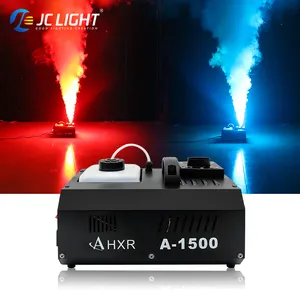 Máquina de fumaça de neblina para festas de casamento, controle remoto Dmx512 7/24 Rgb, coluna de ar com LEDs, 1500W, 3000W, máquina de fumaça de neblina para DJ