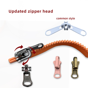 Heavy Duty Răng Bình Thường Nhựa Reversible Pullers Zipper Cho Quần Áo Độn Bông - Product Image 4