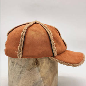 หมวกเบสบอลผ้าขนแกะอุ่นหนา6แผงสำหรับทั้งชายและหญิงวินเทจใส่ได้ทั้งชายและหญิงปักโลโก้ได้ตามต้องการสำหรับธุรกิจผู้ใหญ่ - Product Image 2