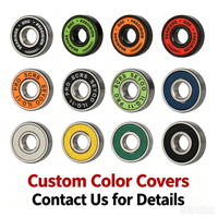 Roulements de skateboard ABEC-11 608RS en stock usine, silencieux et haute vitesse pour trottinettes et patins à roulettes, roulements à billes à gorge profonde 8x22x7mm