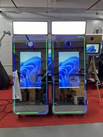 Nouveau miroir magique interactif de 70 pouces, borne photo avec caméras à vendre