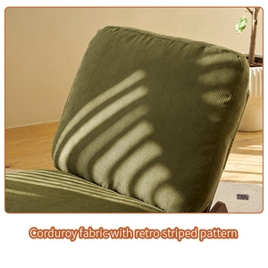 Sillón Reclinable Glider con Estructura de Madera Maciza, Tapicería de Alta Calidad, Sillón de Diseño Confortable - Product Image 5