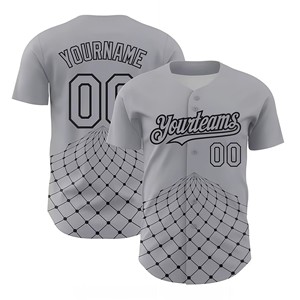 Maglia Sportiva da Baseball Traspirante di Alta Qualità, Versione City, in Rete di Poliestere Stampata <span class=keywords><strong>con</strong></span> Logo, <span class=keywords><strong>Nome</strong></span> e Numero Cuciti, Stile Hip Hop Giovanile - Product Image 3