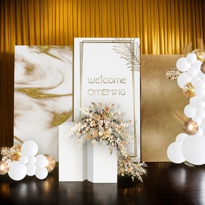 Cá Nhân Hình Chữ Nhật Căng Thẳng Vải Backdrop Tường Set Gối Trường Hợp Thẳng Phông Nền Hiển Thị Wedding Party Triển Lãm - Product Image 5