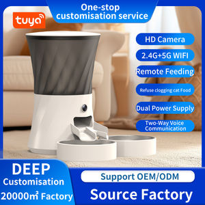 Dispensador Automático de Comida para Mascotas de Doble Recipiente con Cámara HD, Control por Aplicación Tuya, WIFI, Temporizador, 5L, Calidad Superior de Fábrica - Product Image 2