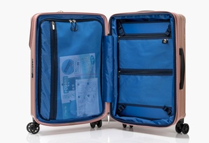 Nouvelle <span class=keywords><strong>valise</strong></span> trolley légère en PC tendance, 18 à 22 pouces, bagage de voyage avec sac pour ordinateur portable - Product Image 6