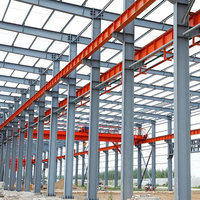 Kit de construction préfabriqué pour atelier, entrepôt et garage en structure légère en acier