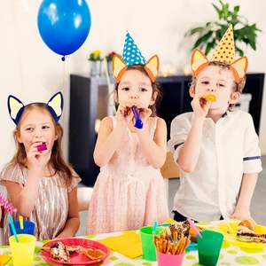 2 uds. Diademas de fieltro para orejas de perro para fiesta, diademas de animales para niños, suministros de cumpleaños, decoración para recuerdo de fiesta, Halloween, Navidad - Product Image 5