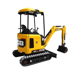 รถขุดขนาดเล็ก JCB 18Z-1T3 สีเหลือง น้ำหนัก 1750 กก. กำลังขุดสูง 110 กิโลวัตต์ อุปกรณ์ก่อสร้าง - Product Image 1