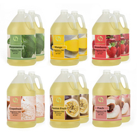 Huile parfumée 100% pure à la menthe poivrée, à la fraise, à la pêche et à la mangue, huile essentielle pour diffuseur d'aromathérapie, huile pour la fabrication de parfums, de savons et de bougies