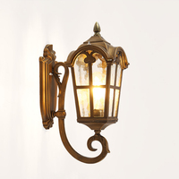 Applique murale LED solaire moderne décorative à économie d'énergie, étanche IP65, carrée/cylindrique en aluminium, garantie 10 ans pour jardin