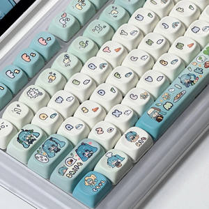 Personnalité A-nime M-i-k-u Keycaps 131 touches profil M-OA PBT Dye Subbed Keycap pour clavier mécanique Mx Switch - Product Image 6