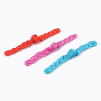 Boutons chinois faits à la main en nylon, fermoirs pour cheongsam, boutons en forme de feuille, classiques, écologiques, traditionnels pour costume Tang