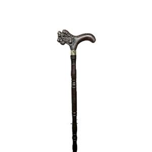 Canne en bois massif avec tête de dragon, en bois d'aile de poulet, antidérapante, pour personnes âgées, bâton de marche, bâton de randonnée, robuste et léger - Product Image 5
