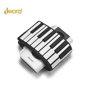 88 teclas Piano Electrónico portátil mano rollo Piano con medio ambiente de teclado de silicona y el cuerno - Product Image 2