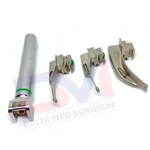 ชุดกล้องตรวจกล่องเสียงแบบใยแก้วนำแสงสำหรับเด็ก-มิลเลอร์ เยอรมัน สแตนเลส ได้รับการรับรองมาตรฐาน CE-เครื่องมือผ่าตัดพื้นฐาน เดลต้า ซิร์จิคอล - Product Image 2