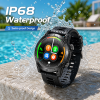 Reloj Inteligente GPS para Exteriores CR143 con Pantalla AMOLED de 1.43'', Altímetro, Barómetro, Brújula, Análisis de Datos de Salud con IA, 20 Días de Batería, IP68