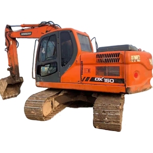 ใช้ต้นฉบับ DOOSAN DX150 DX150LC-9C รถขุดไฮดรอลิก15ตันรถขุด MIDI ราคาต่ำสำหรับขาย - Product Image 1