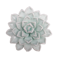 Décoration murale en céramique blanche unie faite à la main avec motif de rose aromatique pour la fête des mères 2023