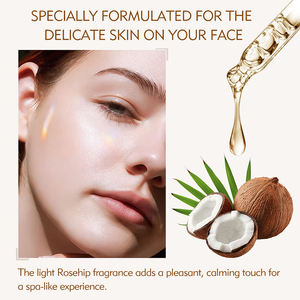 Coconut Facial <b>Oil</b> Fast Absorb Moisturizing Skin Barrier Repair Plant Skin Care Glowing Essential <b>Oils</b> Wholesale - Product Image 4
