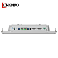 Panel PC Industrial de 12.1 Pulgadas con Pantalla Táctil Capacitiva Sin Ventilador, Monitoreo de Energía Eólica, Aleación de Aluminio, Seis Puertos COM, Resistente al Polvo, HD