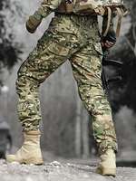 Pantalon tactique pour homme, pantalon cargo camouflage d'extérieur, multi-poches pour le travail décontracté