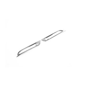 2Pcs ABS Chrome Internal Air Conditioning Vent Trim Sequins Sticker pour <span class=keywords><strong>Peugeot</strong></span> 2008 <span class=keywords><strong>208</strong></span> 2013 - 2017 Accessoires - Product Image 2