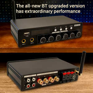 เครื่องขยายเสียง WUZHI AUDIO ZK-AS200 200W สำหรับโฮมเธียเตอร์ คาราโอเกะ รองรับบลูทูธ ร้องเพลง 2.0/<span class=keywords><strong>5.0</strong></span>/5.1 แชนแนล อเนกประสงค์ - Product Image 3