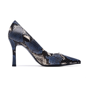 Zapatos de Verano con Estampado Animal y Amortiguación para Mujer, Estilo Clásico con Punta en Pico, Tacones Altos de PU - Product Image 6
