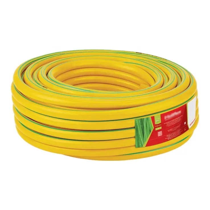 PVC Garden Hose Anti Torsion Non Kink Green Yellow Home Garden Irrigation Hose Pipe Tubing