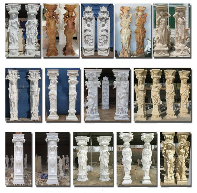 ③配達1千円引 高73cm♪ 天然石 大理石 グリーンオニキス 飾り台 オブジェ