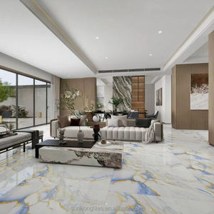 Giá bán buôn hiện đại Faux đá cẩm thạch gạch lát sàn 60x120 trong nhà gạch ốp tường dây vàng vật liệu xây dựng cho phòng tắm - Product Image 4