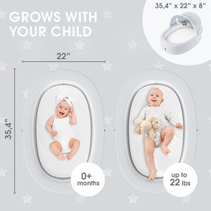 Nid de bébé portable avec auvent et jouets suspendus, lit de sommeil respirant pour nourrisson, berceau pliable pour nouveau-né - Product Image 3