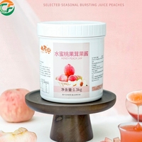 Selai Persik Madu Grosir, 1.3kg Bahan Baku Komersial untuk Bubble Tea & Kue, OEM untuk Grosir Makanan Global
