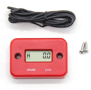 Digitale Display Toerenteller Motor Tach Uur Meter Meter Inductieve Auto Slag Motor Lcd-Display Voor Auto Motorboot