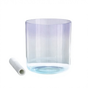 Ciotola Sonora in Cristallo per Terapia del Suono e Meditazione, Produzione Diretta dalla Fabbrica, Confezione in Scatola di Cartone, Made in China - Product Image 1