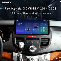Autoradio multimédia Android 12,3 pouces pour Honda ODYSSEY 2004-2008, navigation GPS, autoradio DSP sans fil