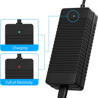 Chargeur de batterie pour trottinette électrique Kabbol 53,5V 2A KQI23 KQi2 KQi1 Pro avec adaptateur secteur et prise spéciale à 3 broches pour NIU KQi Air/Air