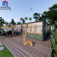 Nouvelle maison modulaire de luxe en kit de 40 pieds, conteneur extensible, maison préfabriquée en conteneur
